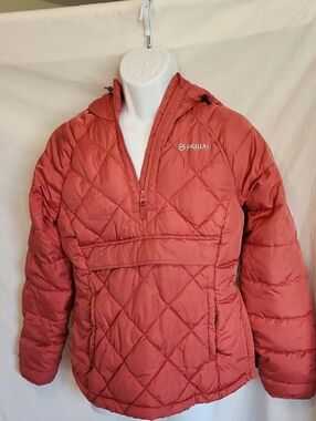 Magellan Outdoors Women's Quilted Puffer Pullover Jacket - Dusty Rose